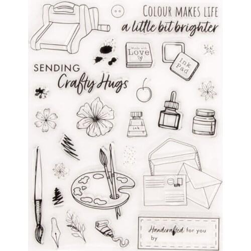 Stationery Silicone Clear Seal Stamp DIY Scrapbooking Embossing Photo Album Decorative Paper Card Craft