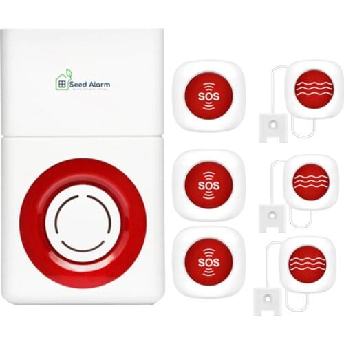 KOOCHUWAH GSM Emergency Auto Dialer With Panic Button Alert Alarm SOS with Water Immersion Alarma