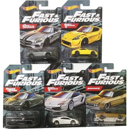 Hot Wheels Cars Fast and Furious 9 MERCEDES AMG NISSAN 370Z McLAREN 720S 1/64 Collectors Edition Metal Diecast Car Alloy Car