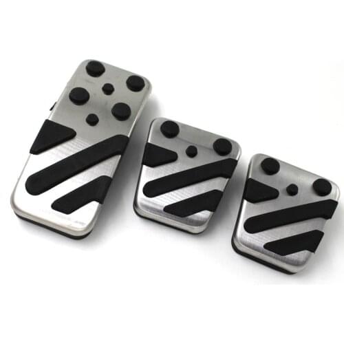 MT Car Pedal Foot Rest Pad Covers For Mitsubishi ASX LANCER EX Outlander Car Styling Sticker Cover