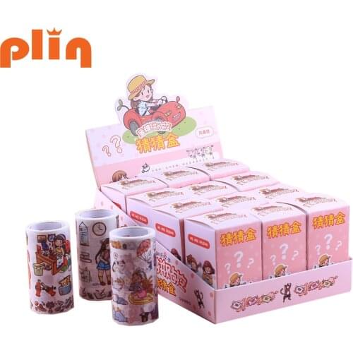 Guess The Blind Box Kawaii Washi Tape Set Diy Decoration Scrapbooking Planner Adhesive Label Sticker Stationery School Supplies