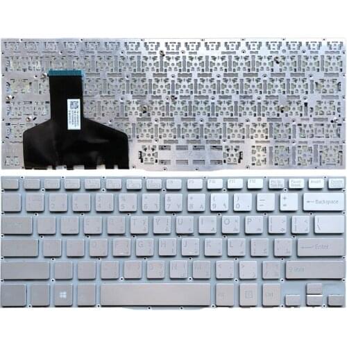 NEW Arabic silver Laptop keyboard For Sony for VAIO Fit 13 13A 13N SVF13 SVF13A SVF13N