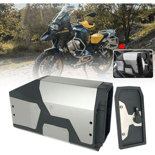 R1250GS Toolbox Left Side Bracket Aluminum Decorative 4.2 Liters Tool Box For BMW R 1250 GS LC ADV Adventure R1250GSA 2019-2021
