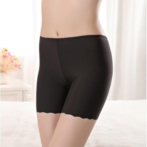 Safety Shorts White Female Short Pants Women Shorts Under The Dress Seamless Anti Emptied Shorty Girls Slimming Underwear
