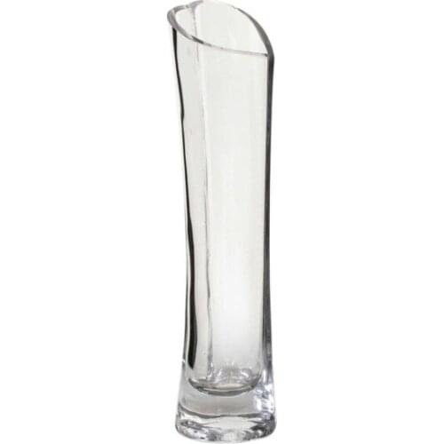 Modern Glass Heart Cutout vase 5,5x22 cm vase jarrón ваза vaso مزهرية