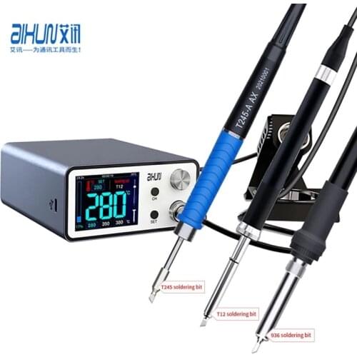 AIXUN T3A Smart Soldering Station IC CPU PCB Motherboard Repair for T12/T245/936 Handle Lead Free Electric Iron Welding Set
