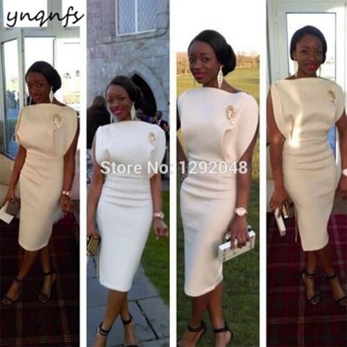 Женские вечерние платья ниже колена YNQNFS China At AliExpress