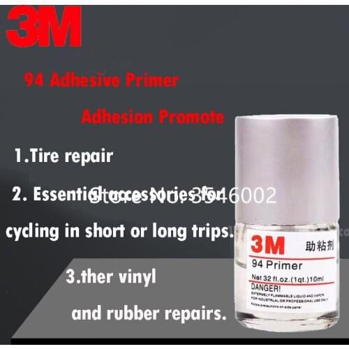 1pcs 3M 94 Adhesive Primer Adhesion Promoter Increase The Adhesion Car Wrapping Application Tool Car Door Styling For Tape 10ML