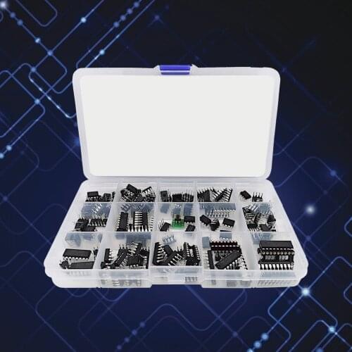 150 Pcs Opamp Oscillator Timer Optocoupler IC Pwm IC Chip Assortment Operational Amplifier PC817 NE555 LM358 LM324 JRC4558