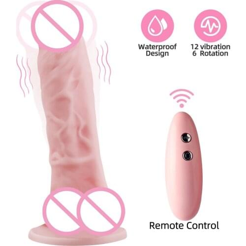 AV Vibrator Dildo Remote control penis Suction Cup Realistic dildo Sex Toy for Woman Super Huge big Vibrator Swing Penis Dildos