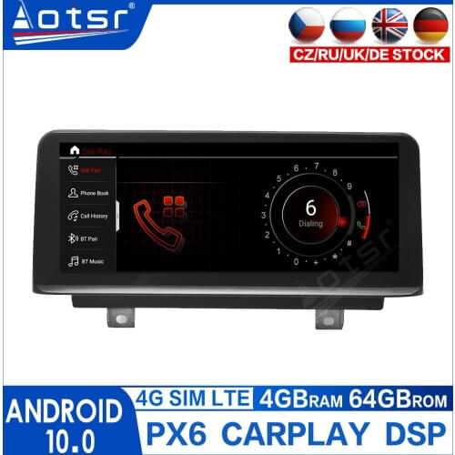 10.25" IPS Android 10.0 Car DVD Radio Player for BMW F30/F31/F34/F20/F21/F32/F33/F36 Car Multimedia GPS Navigation NBT System 2k