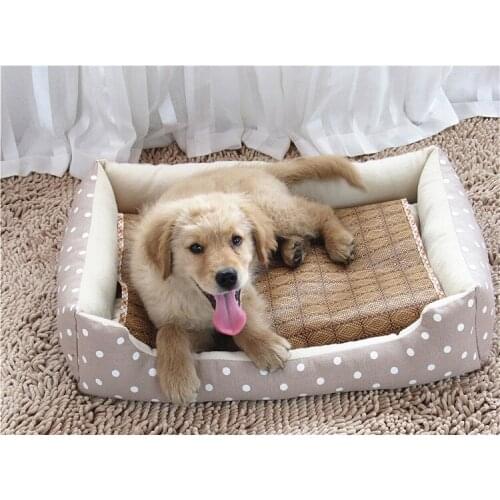 Dog bamboo mat, cooler mattress for your pets both dog and cats