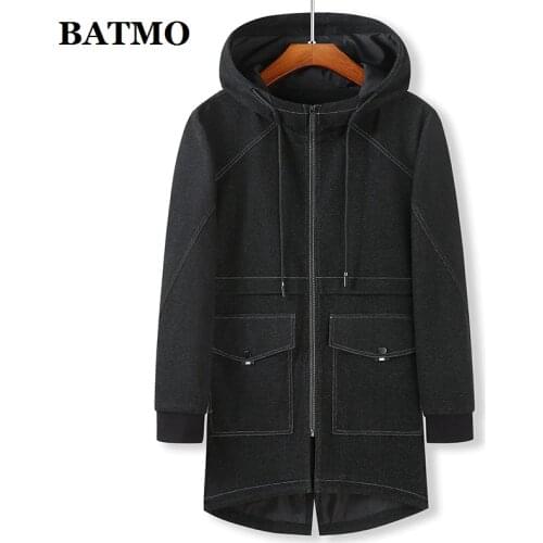 Мужские тренчи с капюшоном Batmo China At AliExpress
