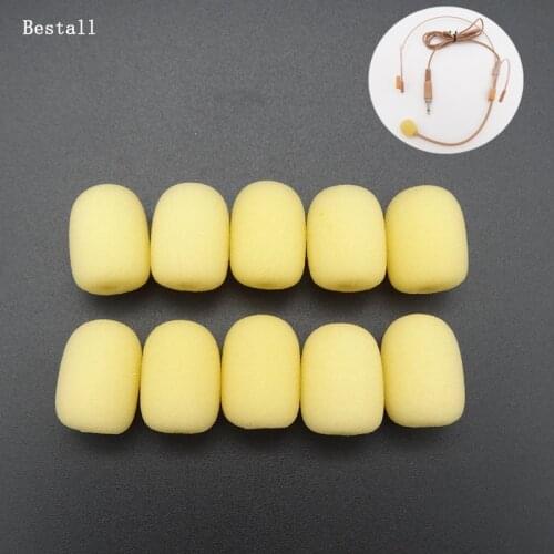 Bestall 10pcs/5mm Diameter foam microphone windscreens windshields /Customize foam covers for 0.5mm Size Mic Capsule