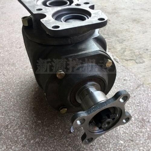 Mechanical wheel type small excavator xy65 75 upper transmission case general composition transmission case connecting block