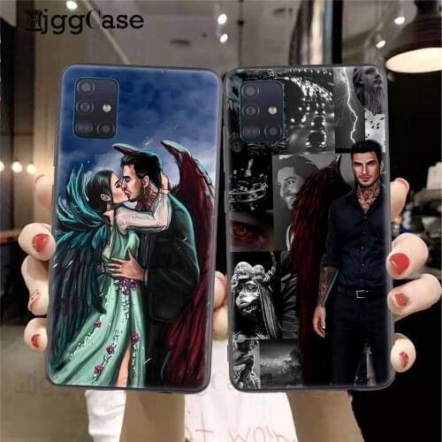 Romance Club Все Black Silicone Phone Case For Samsung A51 A71 A01 A10 A11 A21S A30 A31 A40 A41 A50 A60 A70 A30S A50S back Cover