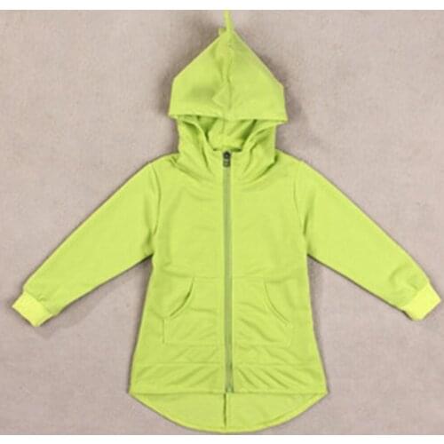 Childrens Jacket Clothes For Girls Spring And Autumn Style Boy And Girl Dinosaur Patterned Hoodie Coat Kids Jackets For Girls