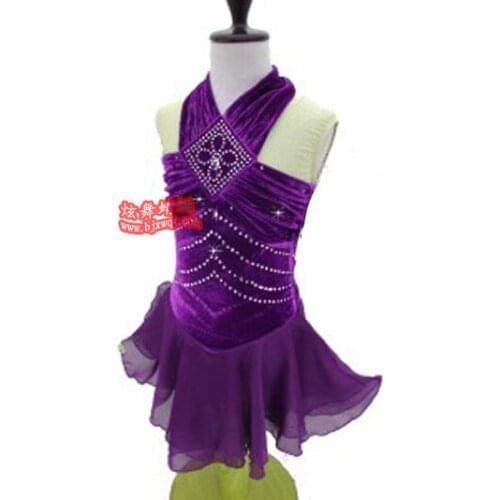 Design and Production of Adult Children Figure Skating You Performance Under Ice Skating Dress Skirt