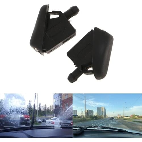 1 Pair Windshield Washer Fluid Spray Jet Nozzle for Ford for Focus for Mondeo S-MAX