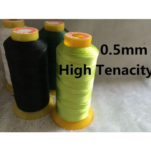 GQ003 0.5mm 340m Long High Tenacity Polyester Thread for Leather Canvas