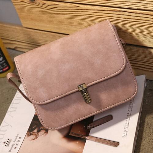 Mini Small Square Bag Fashion New Quality PU Leather Womens Handbag Solid Single Shoulder Messenger Bags
