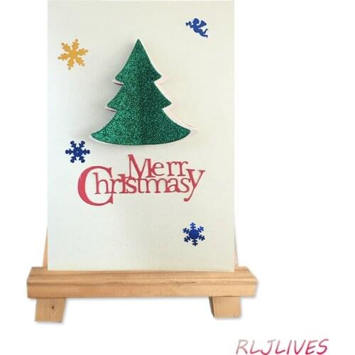 Merry Christmas & Tree Metal Cutting Dies Stencils for DIY Scrapbooking photo album Decorative Embossing DIY Paper Cards