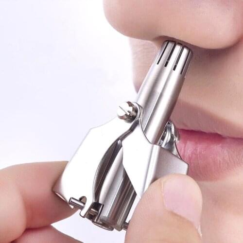 Nose Trimmer for Men Manual Trimmer for Nose Razor Shaver Washable Nose Ear Hair Trimmer