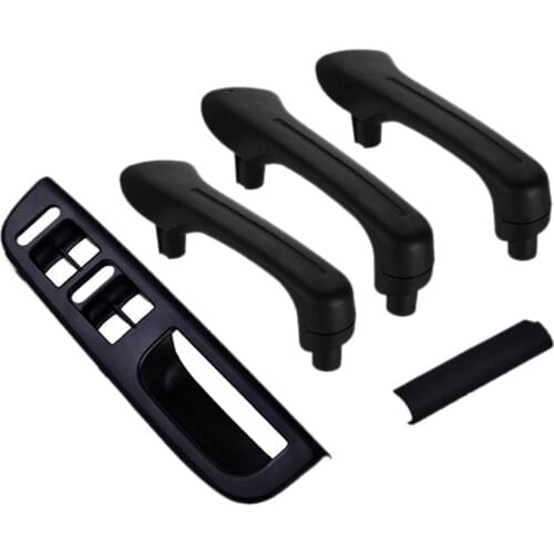 Window Switch Panel Bezel + Interior Door Grab Handles for JE TTA GOLF MK4 1999-2004
