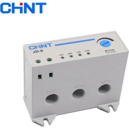 Original CHINT Integrated Motor Protector 380V JD-8 160-400A 80-200A 220V Overload Lass/Loss of Phase relay CHNT
