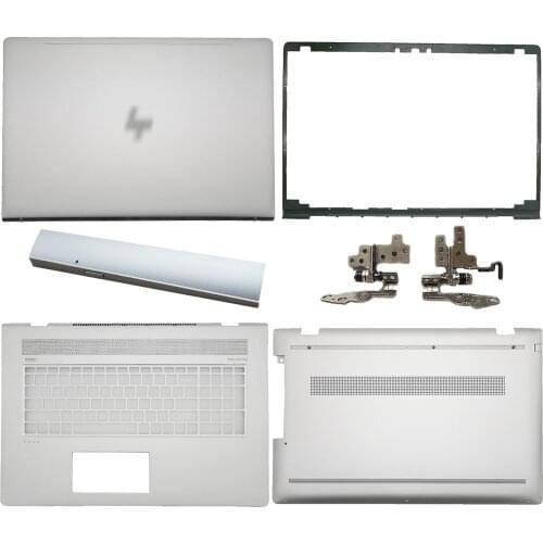 Original New The Case Cover Of Laptop For HP ENVY 17-AE M7-AE LCD Back Cover/Front Bezel/Palmrest/Bottom Case 925477-001 Silvery