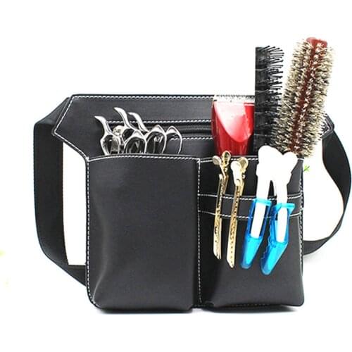 Professional Multifunction hair scissors leather case Waist Belt barber packet Salon Holster Pouch hairdressing scissors kit bag