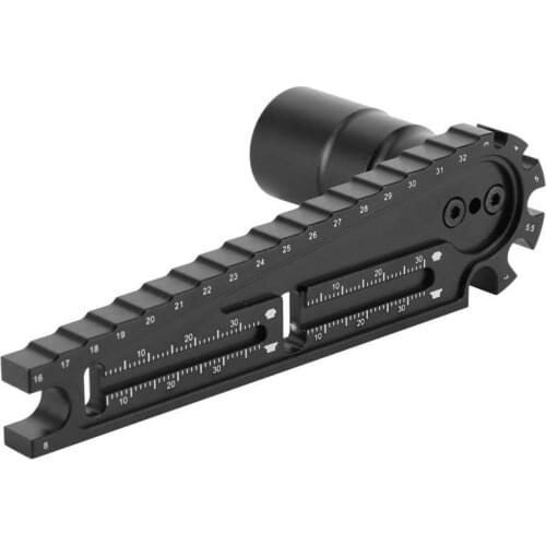 RC Height Ruler Measuring Tool Multi-Functional Wrench Screw Measuring Tool with 17mm Hex Sleeve Angle Simple Toy