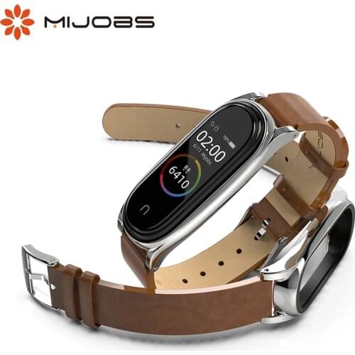 Strap for Xiaomi Mi Band 6 5 for Mi Band 4 Bracelet PU Leather Wrist Strap for Mi Band 3 Wristbands Pulseira Smart Accessories