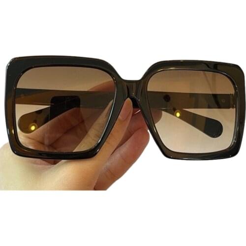 Classic Square Sunglasses Women Big Frame Brand Vintage Sunglasses Women Men Luxury Oculos UV400