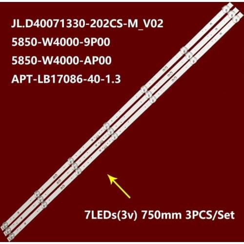JL.D40071330-202AS-M-V02 LED backlight strip For Sky worth 40"TV 40X6 40E2 APT-LB17086-40-1.3 RDL400FY(QD0-800) 5850-W4000-9P00