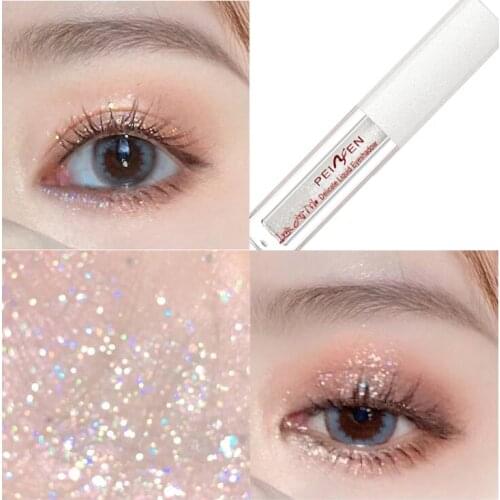 8 Colors Shimmer Liquid Eyeshadow Diamond Glitter Eye Shadow Cream Waterproof Long Lasting Gold Silver Metallic Cosmetic TSLM2
