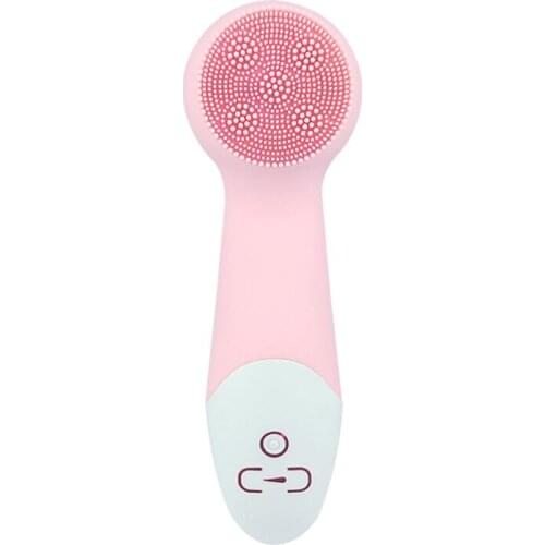 Sonic Electric Silicone Facial Brush Cleanser IPx5 Waterproof Face Brush Massage Cleansing Instrument Pore Cleaner