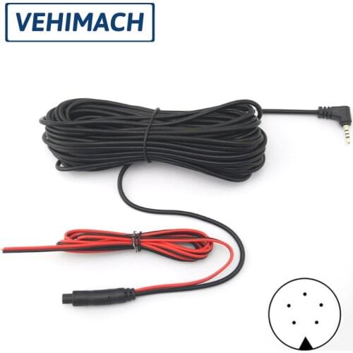 Rear View Camera 5 Pin Cable Universal For Video Recorder 2.5mm Dash Cam Lens Wire Parking Reversing Backup Dashcam Cameras Line
