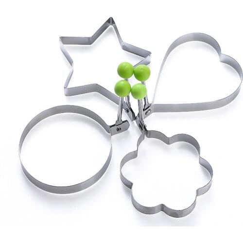 Thickened stainless steel omelet model biscuit grinder chocolate mold baking accessories