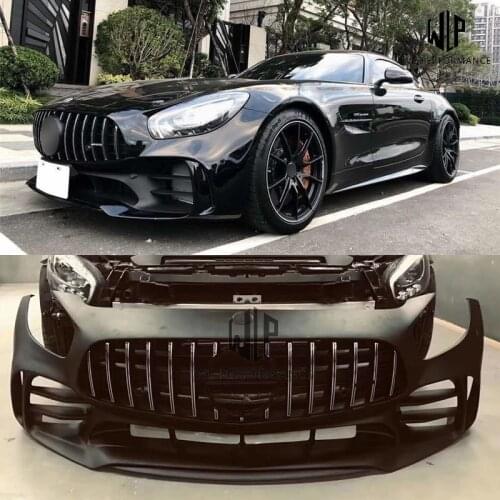 High quality Carbon fiber / FRP upainted GT GTS AMG Front Bumper For Mercedes-Benz GT GTS AMG GTR style