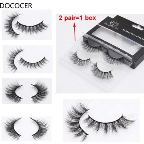 100 Pairs 3D Mink Lashes Natural Long False Eyelashes Dramatic Volume Fake Lashes Makeup Eyelash Extension Silk Eyelashes 759