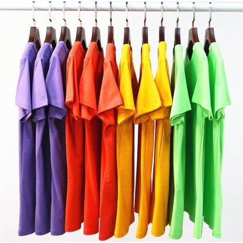 2021 New Summer Candy Color womens Basic T shirts Short Sleeve Cotton Tops Fashion loose T Shirt S-2XL
