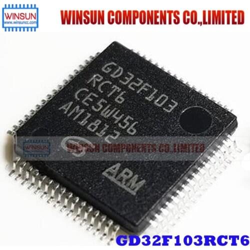 5PCS/LOT GD32F103RCT6 LQFP64 STM32F103RCT6 Brand New