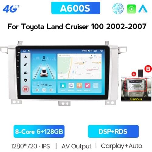 NAVITREE Car Radio Multimedia Video Player 9 Inch Android 10.0 Dvd For Toyota Land Cruiser LC 100 2002 2007 FM Car Information