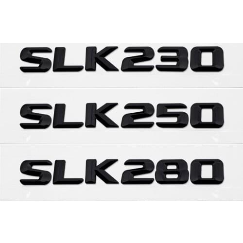 Car Styling Accessories Number Decals Emblem Badge Car Stickers For Mercedes Benz SLK Class SLK230 SLK250 SLK280 GT W166 W203