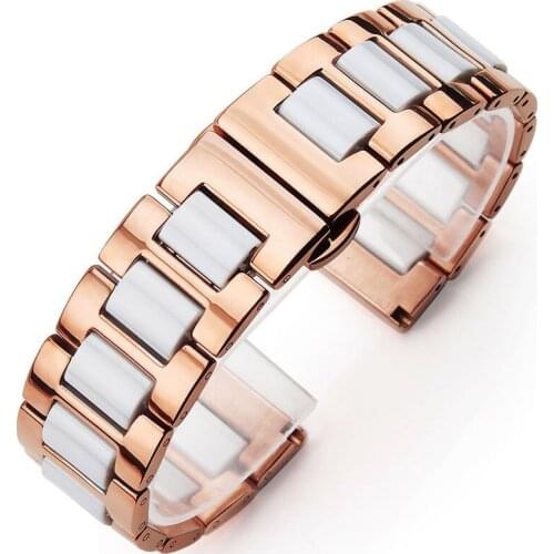C02 Ceramic 20mm Watchband 306L Steel 18mm 16mm 22mm Watchband High Quality Watchband