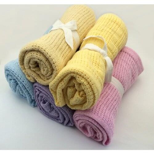 Baby Blankets Summer Cotton 8 Candy Colors Travel Stroller Towel Newborn Baby Bedding Swaddle Toddler Photography Prop 65*90cm