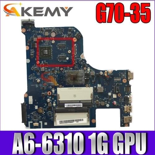 For Lenovo G70-35 Laptop Motherboard CPU A6-6310 AMD GPU 1G CG70A NM-A671 FRU 5B20K04300 100% Test Ok