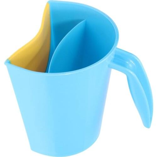 Head Shape Baby Bath Cups Baby Shampoo Cup Bathing Bailer Washing Hair Cup Washing Bailer Cling Forehead Shower Accessories