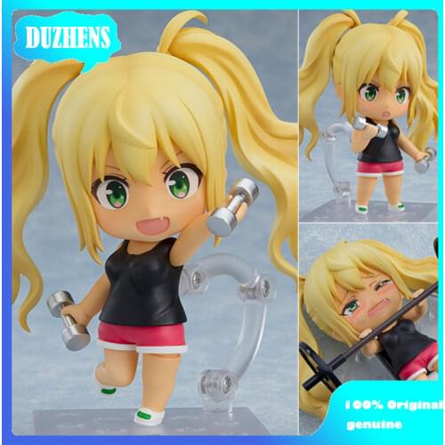 100% Original genuine Dumbbell Nan Kilo Moteru? Sakura Hibiki Q version figma Action Figure Anime Figure Model Toys Doll Gift